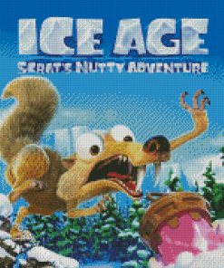 Ice Age Scrats Nutty Adventure Diamond Painting