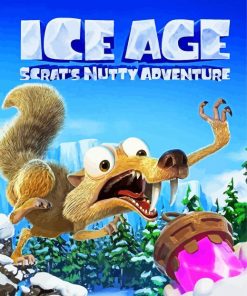 Ice Age Scrats Nutty Adventure Diamond Painting