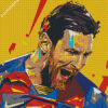 Lionel Messi Pop Art Diamond Painting