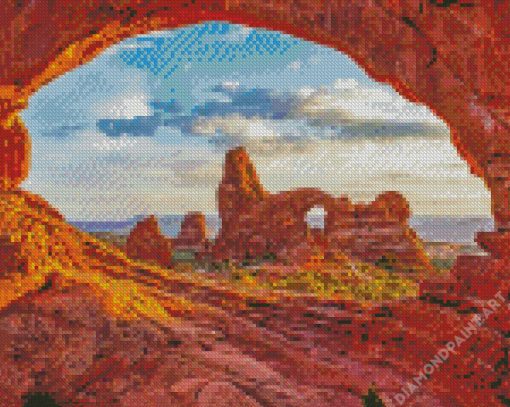 Moab Arch landscape Diamond Painting