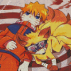 Naruto And Kurama Diamond Painting