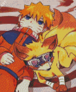 Naruto And Kurama Diamond Painting