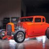 Orange 32 Ford Coupe Diamond Painting