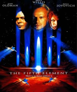 Poster Of The Fifth Element Movie Diamond Painting