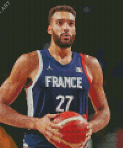 Rudy Gobert French Basketballer Diamond Painting