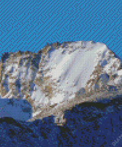 Snowy Italian Mountain Gran Paradiso Diamond Painting