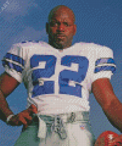 The Emerican Footballer Emmitt Smith Diamond Painting