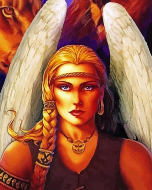 Warrior Ariel Angel Diamond Painting