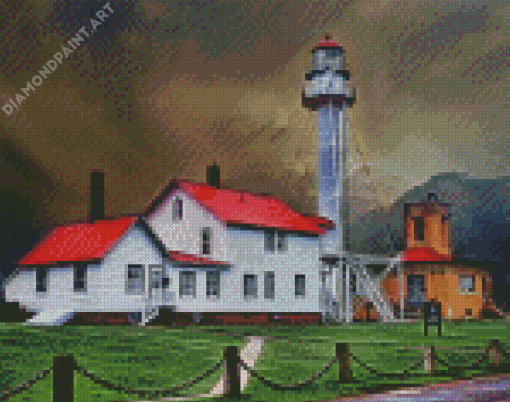 Whitefish Point Lighthouse Diamond Painting