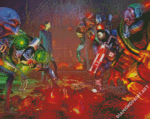 Xcom Video Game Diamond Painting