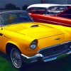 Yellow And Red Thunderbird Cars Diamond Painting