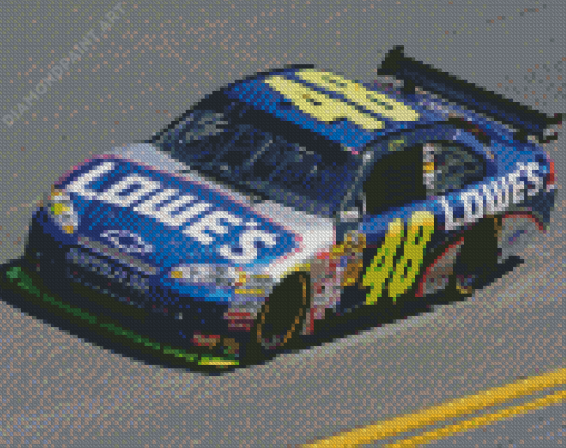 48 Nascar Race Diamond Painting