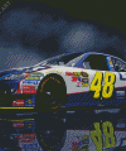 48 Nascar Car Diamond Painting