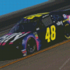 48 Nascar On Road Diamond Painting