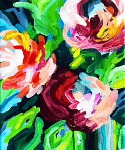 Abstract Flowers Diamond Painting