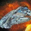 Millennium Falcon Art Diamond Painting