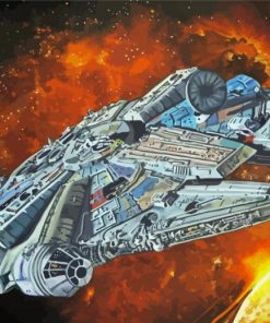 Millennium Falcon Art Diamond Painting