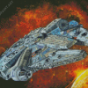 Millennium Falcon Art Diamond Painting