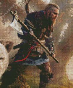 Assassin's Creed Valhalla Game Diamond Painting