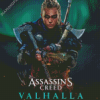 Assassin's Creed Valhalla Game Poster Diamond Painting