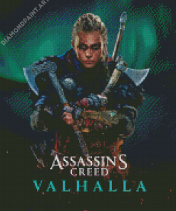 Assassin's Creed Valhalla Game Poster Diamond Painting