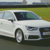 Audi A1 White Car Diamond Painting