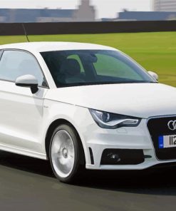 Audi A1 White Car Diamond Painting