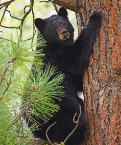 Bear Tree Diamond Painting