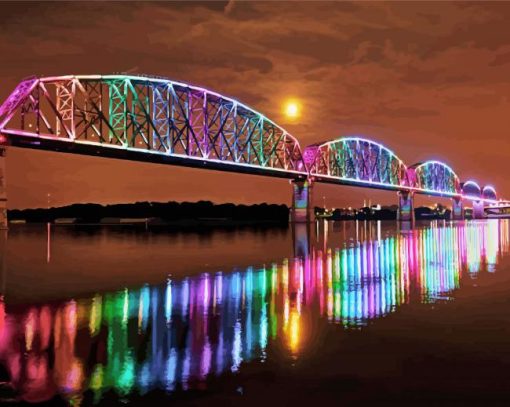 Big Four Bridge Louisville Diamond Painting