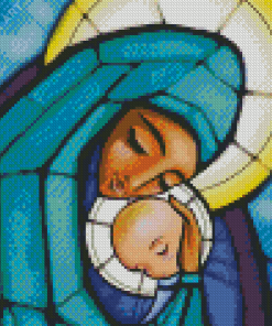 Blessed Mother Diamond Painting