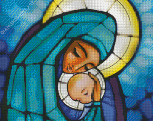 Blessed Mother Diamond Painting