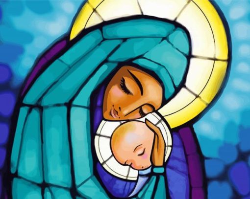 Blessed Mother Diamond Painting