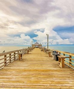 Boardwalk Myrtle Beach Pier Diamond Painting