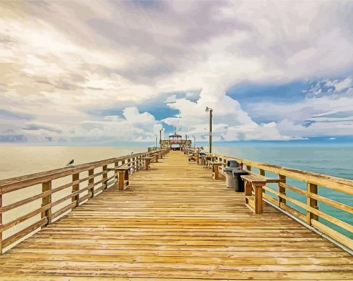 Boardwalk Myrtle Beach Pier Diamond Painting