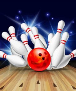 Bowling Art Diamond Painting