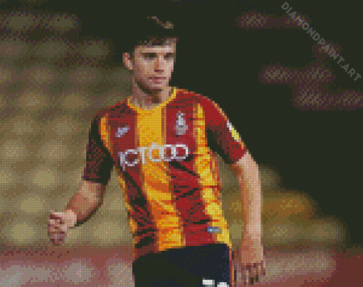 Bradford City Footballer Diamond Painting