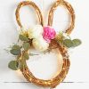 Bunny Easter Wreath Flower Diamond Painting