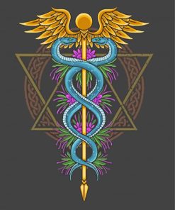 Caduceus Diamond Painting