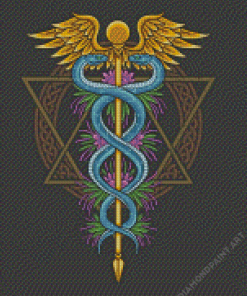 Caduceus Diamond Painting