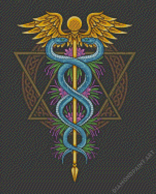 Caduceus Diamond Painting