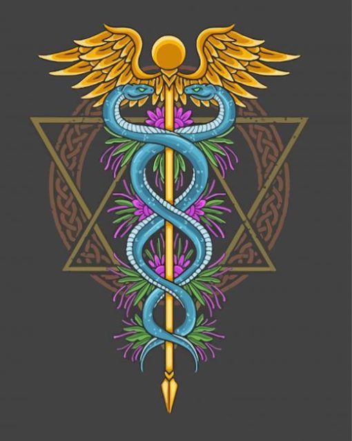 Caduceus Diamond Painting