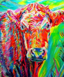 Colourful Cow Diamond Painting