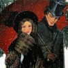 Couple Date In Snow Diamond Painting