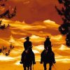 Cowboys And Horses Silhouette Diamond Painting