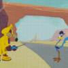 Coyote And Roadrunner Animated Charaters Diamond Painting