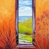 Door To Beach Diamond Painting