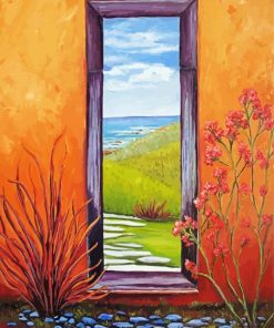 Door To Beach Diamond Painting