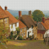 English Village Old Buildings Diamond Painting