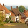 English Village Old Buildings Diamond Painting