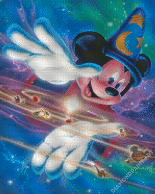 Fantasia Mickey Mouse Diamond Painting